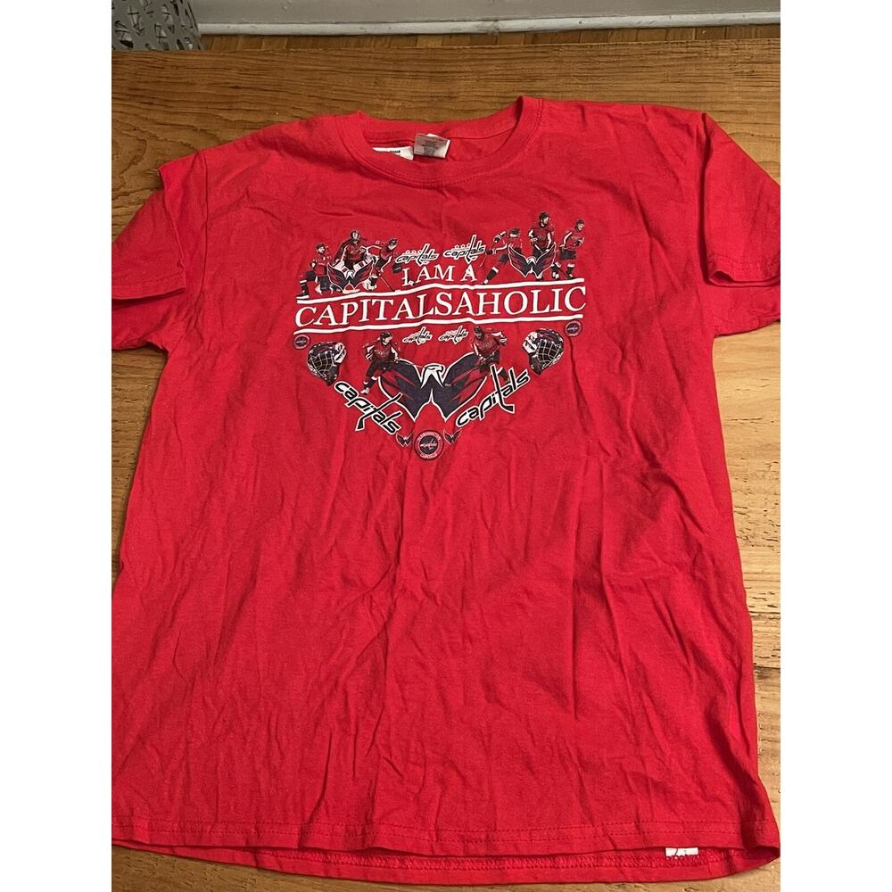 I’m A Capitalsholic Women’s Xl Shirt Hockey Washington DC Ovechkin